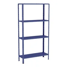 Estante Aço 4 Prateleiras Livros Cozinha Quarto Eaf006 Azul Foto mini 1