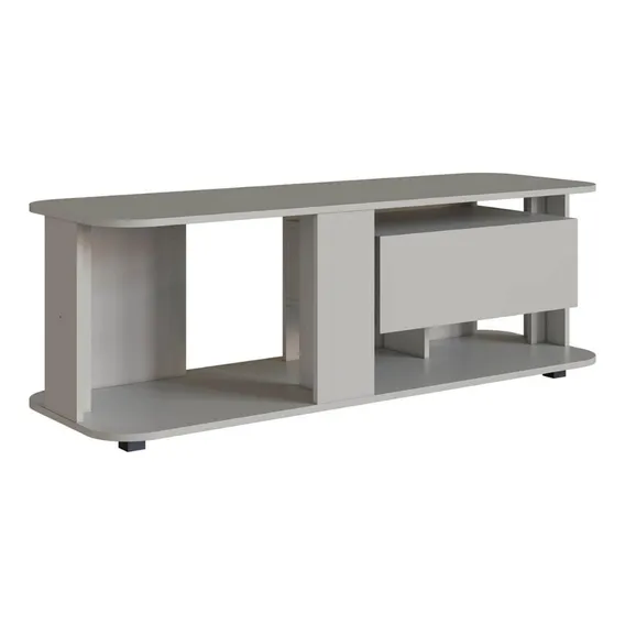 Estante Baixa Rack Tv Até 55 135x45x47cm Gaveta Iluminação Foto 1