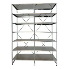 Estante Com 07 Prateleiras Em Aço Inox - Mw Foto mini 1