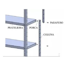 Estante Em Aço 5 Bandejas Metalcartas Artefato De Ferro Cinza Foto mini 3