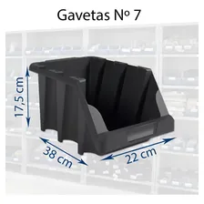Estante Gaveteiro Com 28 Gavetas N. 7 6811 Presto Cor Azul Foto mini 3