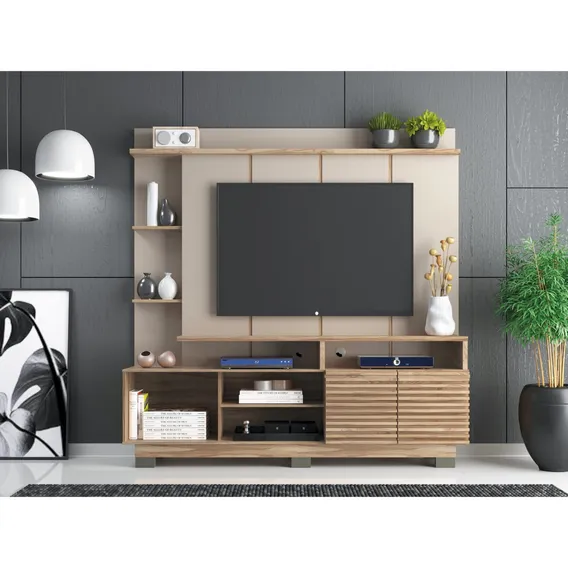 Estante Home Para Tv Até 65 Polegadas 2 Portas Ga Foto 1
