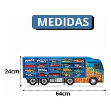 Estante Hot Whells Painel Expositor 20 Carrinhos Mdf Foto mini  3