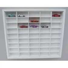 Estante Luxo Para 45 Hot Wheels Miniaturas Cor Branca P-01 Foto mini 3