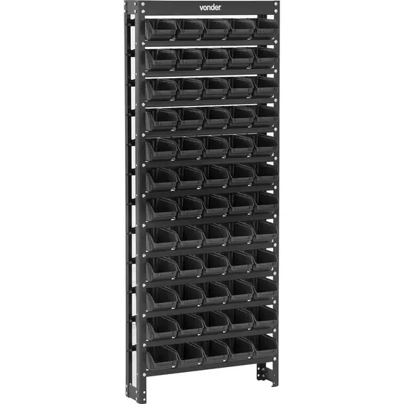 Estante Metálica C/ 60 Gavetas N°3 Vonder Foto 1