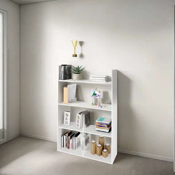 Estante Multiuso Com 10 Nichos Clean 187x90 Branco Foto 1