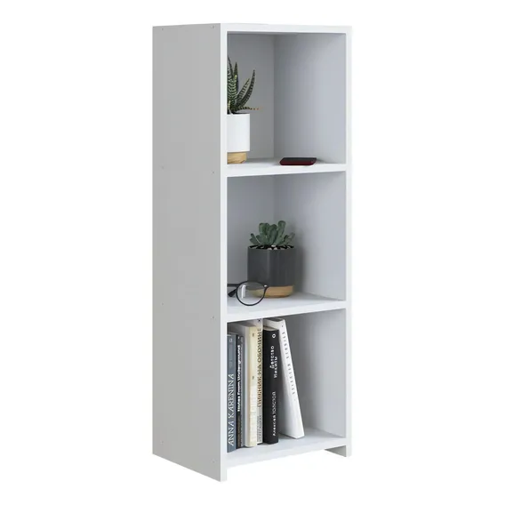 Estante Para Livros 3 Prateleiras Mo030 Branco Foto 1