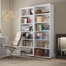 Estante Para Livros 5 Prateleiras Office M贸veis Le茫o Wt Foto mini 4