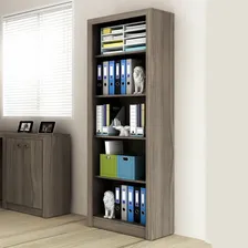 Estante Para Livros Aberta Me4104 Carvalho - Tecno Mobili Cor Cinza Foto mini 1