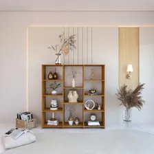 Estante Para Livros Baixa 7 Prateleiras 11 Nichos Ia Foto mini 1