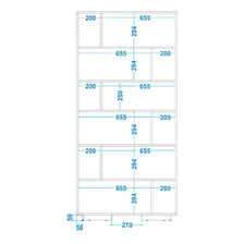 Estante Para Livros Be 44-06 Branco - Brv M贸veis Foto mini 3