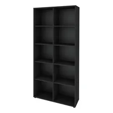 Estante Para Livros Clean 8 Prateleiras Preto - Artany Foto mini 2