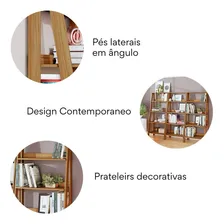 Estante Para Livros Escada 4 Prateleiras Tok Yescasa Jh Foto mini 4
