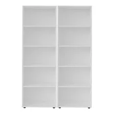 Estante Para Livros Multy 8 Prateleiras Branco - Artely Foto mini 2