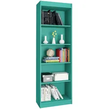 Estante Para Livros Sapiranga 4 Prateleiras Turquesa Foto mini  2