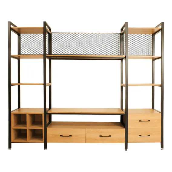 Estante Para Sala Com Suporte Para Tv - Plank W20 Foto 1