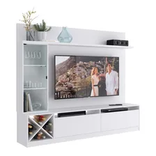 Estante Para Tv Até 65 Polegadas 3 Portas 2020 Bac Branco Foto mini  2