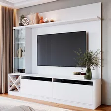 Estante Para Tv Até 65 Polegadas 3 Portas 2020 Bac Branco Foto  mini 1