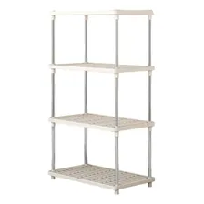 Estante Prateleira Modular Multiuso 4 Andares Organizadora Cor Branco Foto mini 4