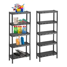 Estante Prateleira Modular Multiuso 5 Andares Organizadora Cor Preto Foto mini 1