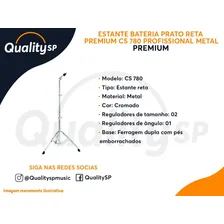 Estante Prato Reta Premium Bateria Cs 780 Profissional Metal Foto mini  2