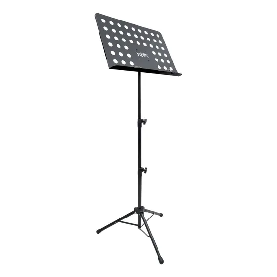 Estante Suporte Tripé Partitura Maestro Resistente Voik MS-714 Cor Preto Foto 1