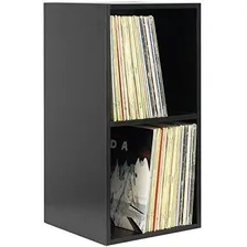 Estante Vinil Lps Para Discos Com Fundo Em Mdf Preto Premium Foto  mini 1