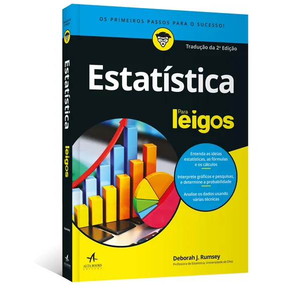 EstatÃstica para leigos - Editora Alta Books Foto 1