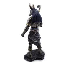 Estatua Anúbis Guardião E Guia Dos Mortos Imagem Cor Bronze Foto mini  3