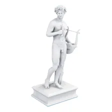 Estátua Apolo Thorvaldsens - Versão 4 Cor Cor Mármore Foto mini  2
