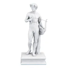 Estátua Apolo Thorvaldsens - Versão 4 Cor Cor Mármore Foto  mini 1