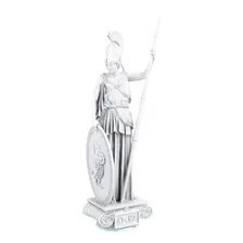 Estátua Atena Deusa Minerva Athena - Estatueta Escultura Cor Cor Mármore Foto mini 1