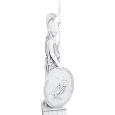 Estátua Atena Deusa Minerva Athena - Estatueta Escultura Cor Cor Mármore Foto mini 3
