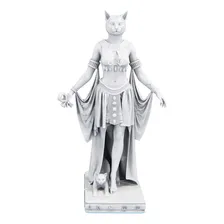 Estátua Bastet Deusa Egípcia - Estatueta - Bastete Cor Cor Mármore Foto  mini 1