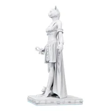 Estátua Bastet Deusa Egípcia - Estatueta - Bastete Cor Cor Mármore Foto mini 4