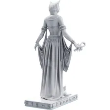 Estátua Bastet Deusa Egípcia - Estatueta - Bastete Cor Cor Mármore Foto mini  3