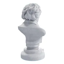 Estátua Busto Ludwig Van Beethoven Compositor Cor Cor Mármore Foto mini 4