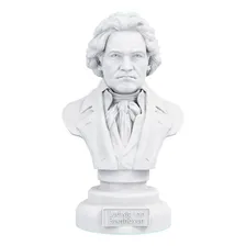Estátua Busto Ludwig Van Beethoven Compositor Cor Cor Mármore Foto  mini 1