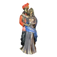 Estatua Casal Ciganos Gesso - Umbanda Candombl Foto mini 1