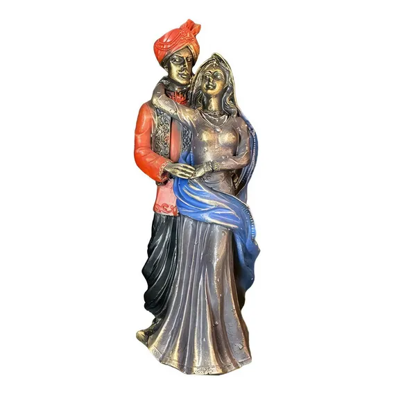 Estatua Casal Ciganos Gesso - Umbanda Candombl Foto 1