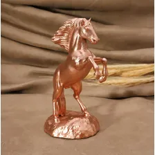 Estátua Cavalo - Estatueta Imagem Base Decoração Luxo Equino Cor Cor Bronze Foto mini 4