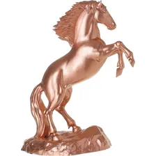 Estátua Cavalo - Estatueta Imagem Base Decoração Luxo Equino Cor Cor Bronze Foto mini 1