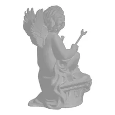 Estátua Cupido Classic - P/ Decoração De Casa Cor Cinza Foto mini 4