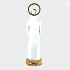 Estatua Escultura Imagem 30cm Maria Nossa Senhora Grávida Cor Branco Foto mini 3