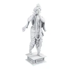 Estátua Figura Religiosa Imagem Lord Krishna Cor Cor Mármore Foto mini 2