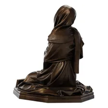 Estátua Figura Religiosa Imagem Maria Madalena Cor Cor Cobre Antigo Foto mini 4