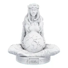 Estátua Gaia Mãe Terra - Resina Cor Cor Mármore Foto mini 1