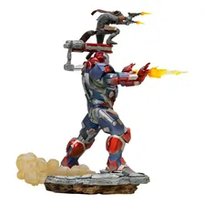 Estátua Iron Patriot & Rocket Endgame - Bds - Iron Studios Foto mini 1