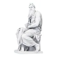 Estátua Moisés - Michelangelo Cor Cor Mármore Foto mini  2