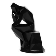Estátua - O Pensador 15cm Cor Preto Foto mini 3